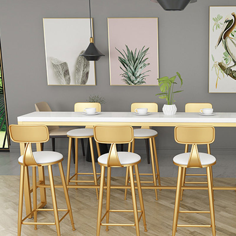 Rectangle Counter Table Glam Style Wooden Counter Table Rectangle Counter Table for Home
